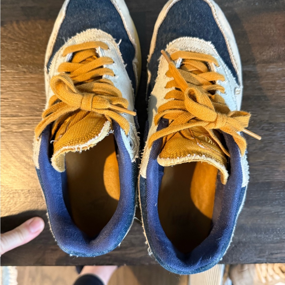 Nike Blue and Mustard Sneakers